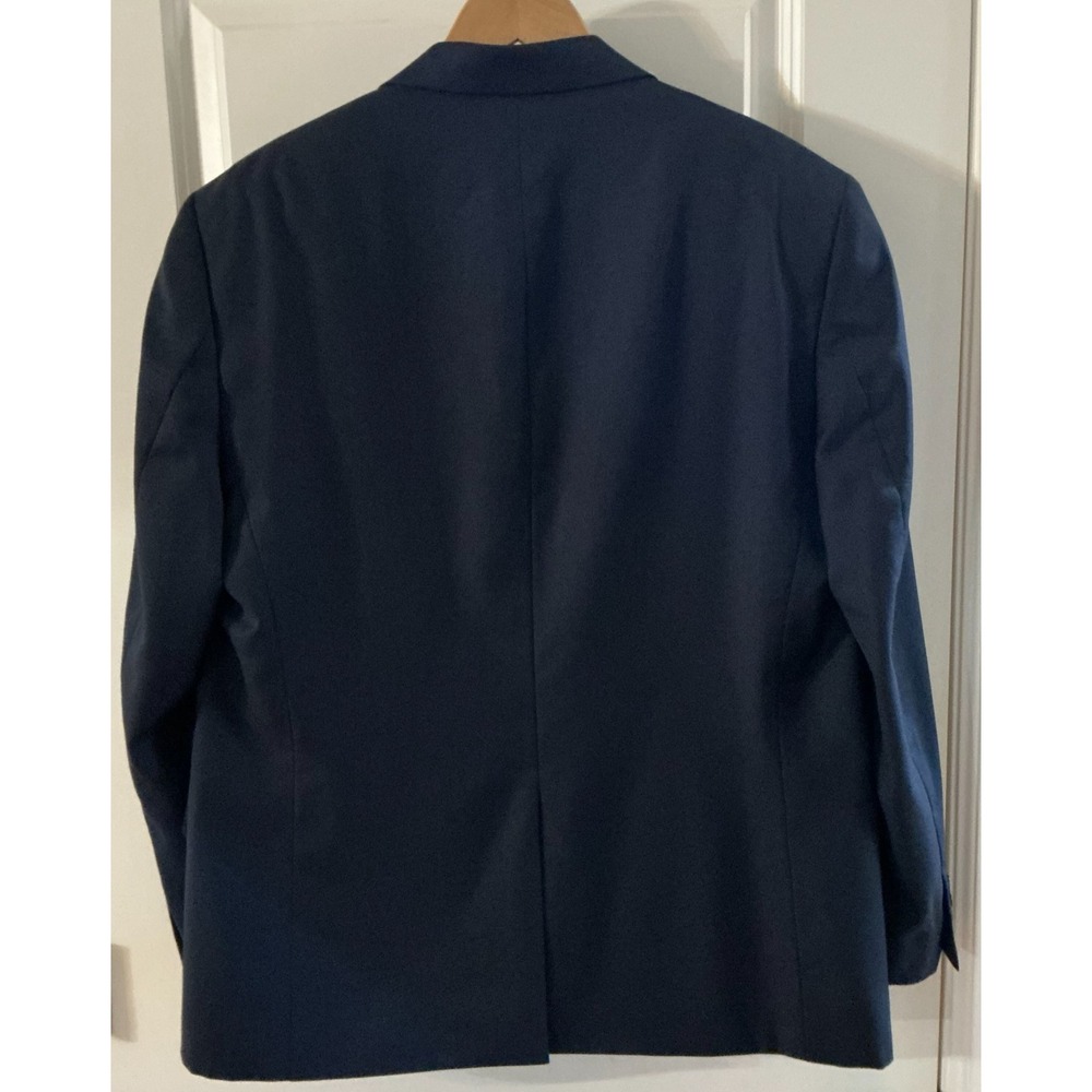 Lauren Ralph Lauren Navy Blue Blazer 44R Wool Blend Sport‎ Coat Jacket - Picture 2 of 10